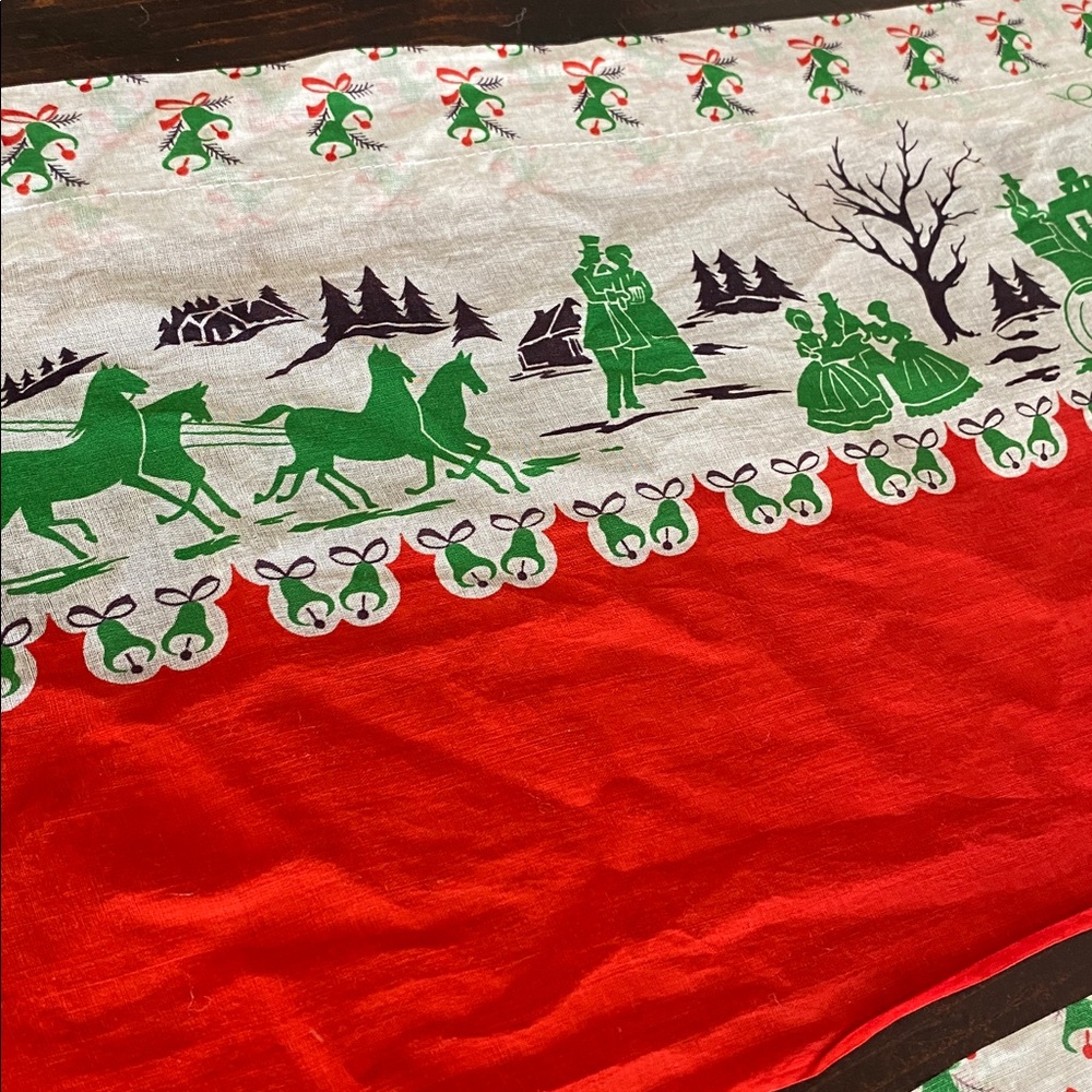 Handmade Vintage Christmas Window Valances 2